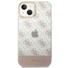 Guess GUHCP14SHG4MHP iPhone 14 / 15 / 136.1" różowy/pink hardcase 4G Pattern Script