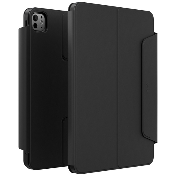 Etui UNIQ Rovus Snapmount Magnetic 360   Rotating Detachable do iPad Pro 11" M4 (2024) czarny