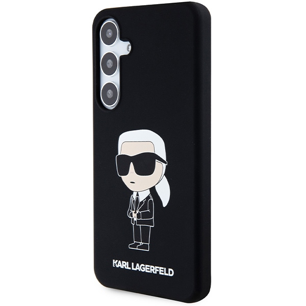 KARL LAGERFELD KLHCS24MSNIKBCK S24+ S926 HARDCASE CZARNY/BLACK SILICONE IKONIK