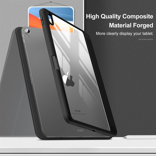 INFILAND CRYSTAL CASE IPAD AIR 4 2020 / 5 2022 BLACK