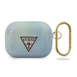 GUESS GUACAPTPUMCGC02 AIRPODS PRO COVER NIEBIESKI/BLUE TIE & DYE COLLECTION