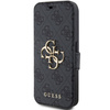 Guess GUBKP15L4GMGGR iPhone 15 Pro 6.1"szary/grey book 4G Metal Logo