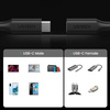 Ugreen 10387 USB-C - USB-C PD QC cable 4K 60Hz 100W 5A 10Gb/s 1m - black