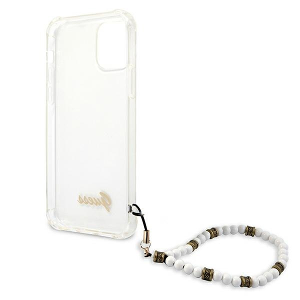 Guess GUHCP12LKPSWH iPhone 12 Pro Max6,7" Transparent hardcase White Pearl