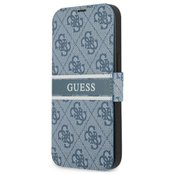 Guess GUBKP13S4GDBL iPhone 13 mini 5,4"niebieski/blue book 4G Stripe