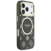Etui Guess IML Peony Dot MagSafe do      iPhone 17 Pro czarny