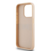 DKNY DKHCP15LPRTHSLP iPhone 15 Pro6.1" różowy/pink hardcase Leather Mono Stripe & Metal Logo