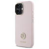 Guess GUHCP16SM4DGPP iPhone 16 6.1"      jasnoróżowy/pink hardcase Silicone Logo Strass 4G