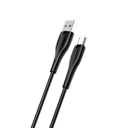 USAMS KABEL U38 USB-C 5A FAST CHARGE DLA OPPO/HUAWEI 1M CZARNY