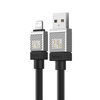 Baseus kabel CoolPlay USB - Lightning 2m 2,4A czarny