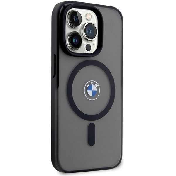 Etui BMW IML Signature MagSafe do iPhone 15 Pro - czarne