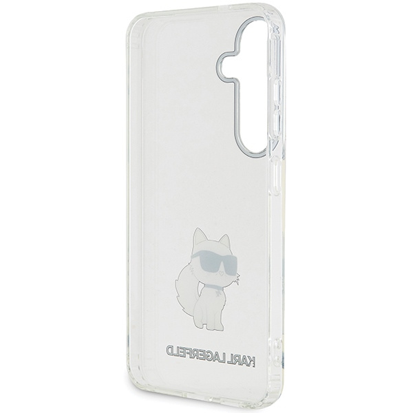 Etui Karl Lagerfeld IML Choupette na Samsung Galaxy S24+ - przezroczyste