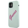 Guess GUHCP12SLSVSBF iPhone 12 mini5,4" niebieski fuksja/blue fuschia hardcase Silicone Vintage