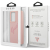 Guess GUHCS21LLSVSPI S21 Ultra G998różowy/pink hardcase Script Vintage