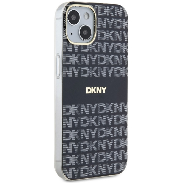 DKNY DKHMP14SHRHSEK iPhone 14 / 15 / 136.1" czarny/black hardcase IML Mono & Stripe MagSafe