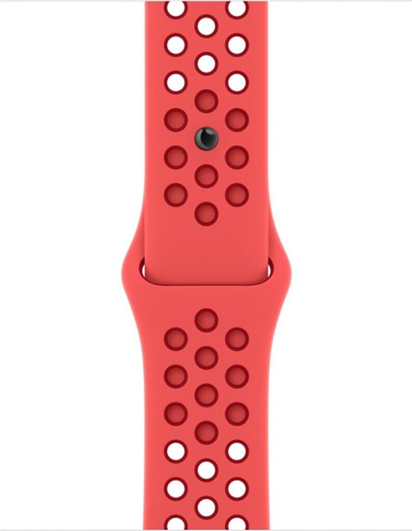 Apple Opaska APPLE WATCH MPHA3 NIKE SPORT BAND 44/45/46/49MM MAGIC Bright Crimson/Gym Red SIZE M/L ORYGINALNA PLOMBA