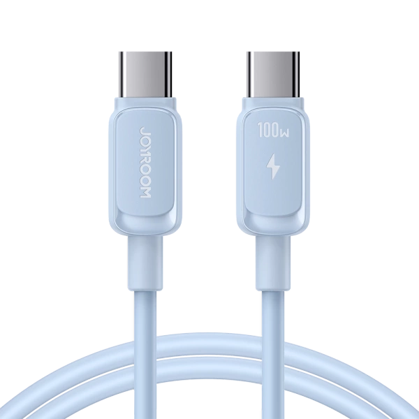 Joyroom Multi-Color Series A14 USB-C / USB-C Cable 100W 1.2 m - Blue