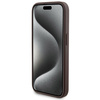 Zestaw Guess GUBPM5P15L4GEMGW iPhone15 Pro 6.1" hardcase + Powerbank 5000mAh MagSafe brązowy/brown 4G Metal Logo