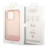 Guess GUHCP14XHGCOP iPhone 14 Pro Max 6,7" różowy/pink hardcase Translucent