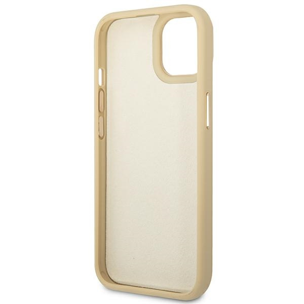 Guess GUHCP14MHGCRHD iPhone 14 Plus/ 15 Plus 6.7" złoty/gold hardcase Croco Collection