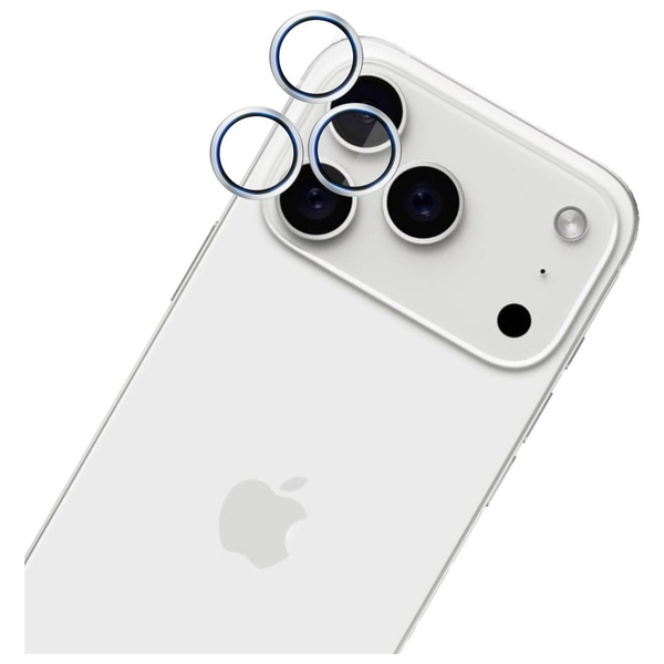 Ochrona na obiektyw aparatu 3MK HARDY    Lens Protection Pro do Apple iPhone 17 Pro /17 Pro Max srebrny