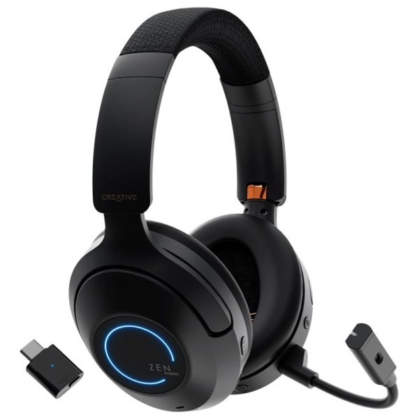 Creative Słuchawki bezprzewodowe Zen      Hybrid Pro czarny/black Bluetooth LE Audio ANC