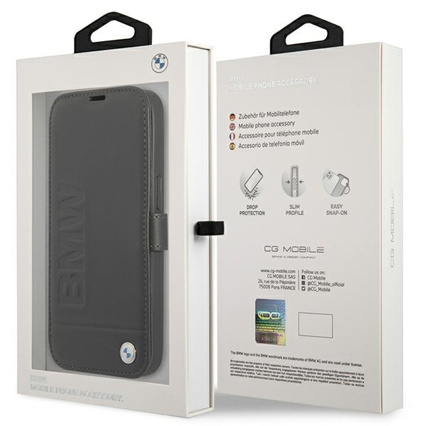 Etui BMW Signature na iPhone 13 mini - czarne