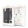 Guess GUHCP15SP4TDSCPK iPhone 15 / 14 / 13 6.1" czarny/black hardcase Crossbody 4G Metal Logo