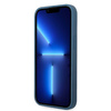 Guess GUHCP13SP4TPB iPhone 13 mini 5,4"niebieski/blue hardcase 4G Triangle Logo Cardslot