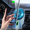 USAMS Uchwyt indukcyjny Magnetic CarWireless Charging 15W do kratki went. szary/grey CD170DZ01 (US-CD170)