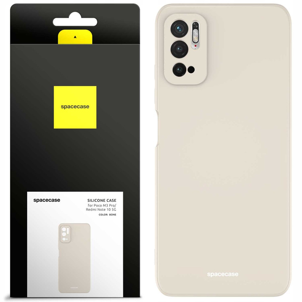 Spacecase Etui Silicone Case Poco M3 Pro/Note 10 5G bone