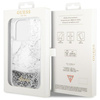 Guess GUHCP14LLCSGSGH iPhone 14 Pro 6.1"biały/white hardcase Liquid Glitter Marble