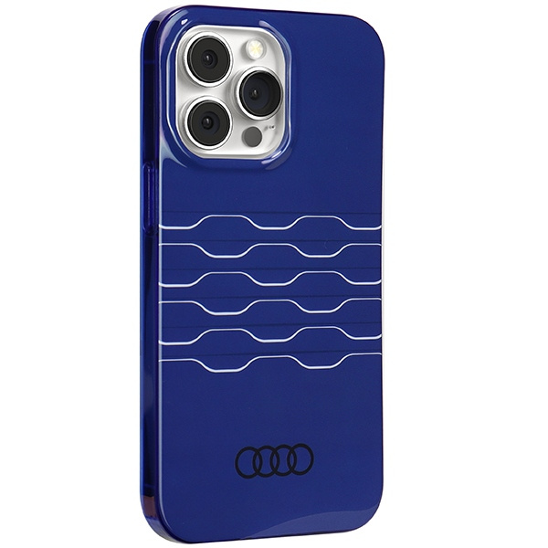 Etui Audi IML MagSafe na iPhone 13 Pro Max - niebieskie