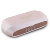 Guess słuchawki Bluetooth GUTWSC2MCDSP   TWS + stacja dokująca różowy/pink Elongated Metalic Printed Logo