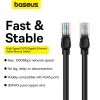Baseus High Speed ​​Cat 5 RJ-45 1000Mb/s Ethernet cable 10m round - black