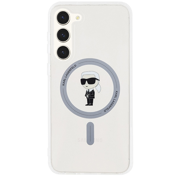Karl Lagerfeld IML Ikonik MagSafe case for Samsung Galaxy S23+ - transparent