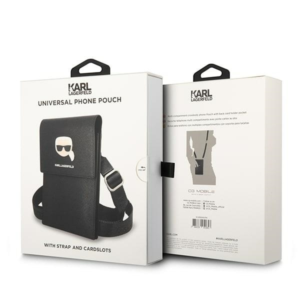 Karl Lagerfeld Handbag KLWBSAKHPK black/black Metal Karl Head