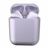EARPHONES BLUETOOTH TWS INPODS I12 PURPLE METALLIC