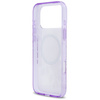Etui Guess IML Flower & Tonal Circle     MagSafe do iPhone 17 Pro Max fioletowy