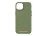 Njord "Suede MagSafe" Cover for Apple iPhone 15 Pro, olive