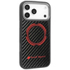 Etui Audi RSQ Carbon Fiber Sport Red     Circle MagSafe do iPhone 17 Pro Max czarny
