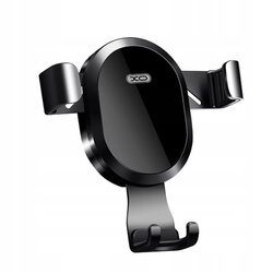 XO UCHWYT SAMOCHODOWY Z ŁADOWANIEM INDUKCYJNYM NA KRATKĘ WX015 CZARNY