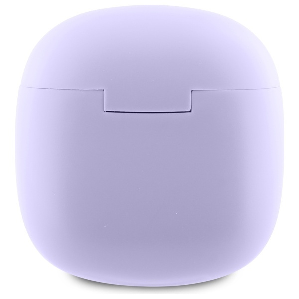Guess słuchawki Bluetooth GUTWSJ14ESGU   TWS + stacja dokująca fioletowy/purple Printed Classic Logo