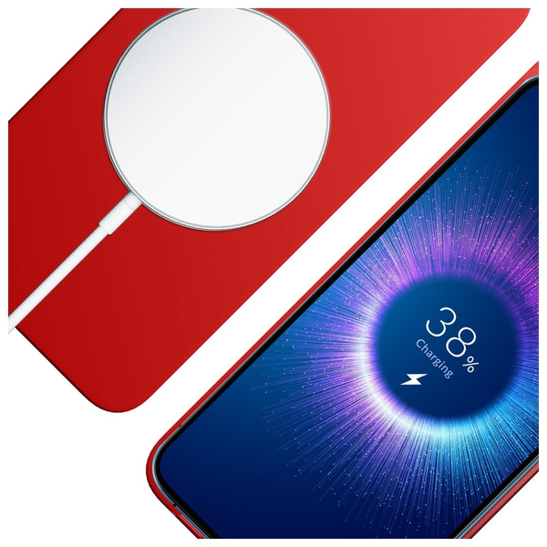 Etui 3MK Hardy MagSilicone do Apple      iPhone 13 czerwony