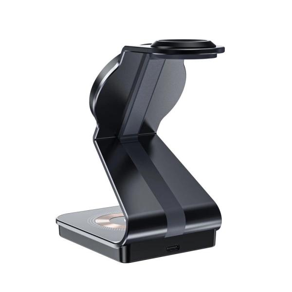 Ładowarka Tech-Protect QI15W-A29 indukcyjna 3w1 z MagSafe na smartfon / Apple Watch / AirPods - czarna