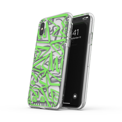 DIESEL SNAP CASE CLEAR AOP FW20 IPHONE X/XS BLACK/GREEN