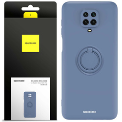 Spacecase Etui Silicone Ring Redmi Note 9S/9 Pro blue