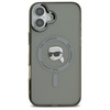Karl Lagerfeld KLHMP16MHLSKIK iPhone 16 Plus 6.7" czarny/black hardcase IML Metal Karl Head MagSafe
