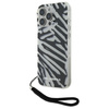 Karl Lagerfeld KLHCP16XHZBPKCCK iPhone 16 Pro Max 6.9" czarny/black hardcase IML Zebra Pattern & Cord