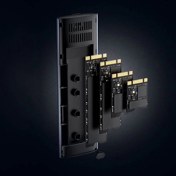 Ugreen CM400 90264 caddy for M.2 SSD with USB-C 3.2 port - gray